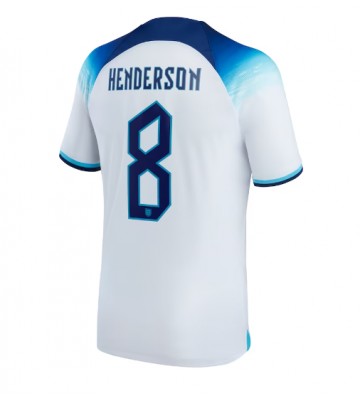 England Jordan Henderson #8 Replica Home Stadium Shirt World Cup 2022 Short Sleeve